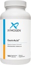 XYMOGEN Gastracid - HCl bétaïne avec pepsine, acide L-glutamique + amers digestifs de racine gentiane pour soutenir la digestion, l'absorption des nutriments + pH gastrique sain - Supplément santé Gut (180 capsules)