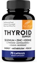 Sandhu's Thyroïde Support Complex avec Sélénium, Zinc, Iodine, L Tyrosine, Ashwagandha.