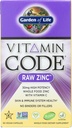 GARDEN DE VIE Code Vitamine Zinc Capsules Vegan, 60 CT