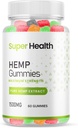 Super Santé Gommies de chanvre-Formule officielle-Super Santé Gommies Extra Strength avec 25mg par Gummy et 1500mg par bouteille, Assortiments Gommies Maximum Strength Nouvelle Formule 2023 (60 Gommies)