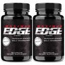 (2 Pack) Pilules Homme Edge Maximum - Capsules Edge Maximum pour les hommes, formule quotidienne complète pour le bien-être global et la performance maximale, supplément diététique avancé MaximumEdge, Commentaires (120 Capsules)
