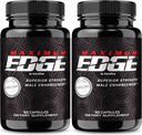 (2 Pack) Pilules Homme Edge Maximum - Capsules Edge Maximum pour les hommes, formule quotidienne complète pour le bien-être global et la performance maximale, supplément diététique avancé MaximumEdge, Commentaires (120 Capsules)