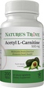 Nature Trove acétyl L-Carnitine (ALCAR) 500 mg 200 Capsules végétariennes