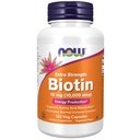 MAINTENANT Compléments alimentaires, Biotine 10 mg (10 000 mcg), Extra Force, Production d'énergie*, 120 Capsules de Veg