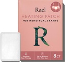 Rael Herbal Heating Patches, Period Cramps Relief, Heat Therapy, Ultra Thin Design, On The Go Size, for All Skin Types (8 Count)