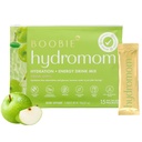 Boobie Hydromom Superfood Electrolyte Drink Mix, Green Apple Re rafraîchir l'énergie et l'hydratation Boost pour les mamans.