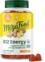Megafood Vitamine B12 Energy Gummies - Vegan - Avec du méthyl B12 Vitamines pour soutenir la production d'énergie cellulaire - Gingembre - Supplément quotidien de vitamine B12 - USDA Organic - 70 Gummies, 35 portions