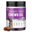 Chien UTI Traitement Supplément canneberge pour chiens 200 Chews Urinary Tract Medicine Lutte contre la vésicule Pilules Rein Support Cranberrys Extrait Bites Puppy UTI Infection traite Incontinence Remède pour chiens
