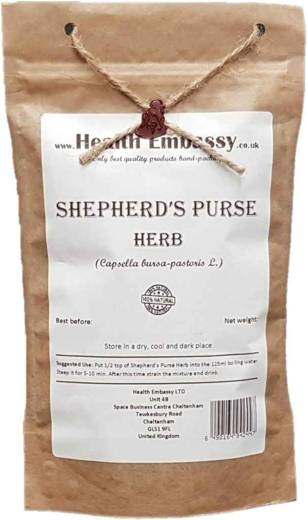 Ambassade de la santé Shepherds Purse Herbe de Capsella bursa-pastoris