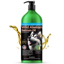 Iceland Pure Wild Alaskan Salmon Oil for Dogs & Cats, Omega-3 Fish Oil, Supplément liquide pour animaux de compagnie, soutient le système immunitaire et la santé cardiaque, 33oz
