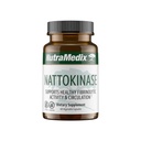 Supplément NutraMedix Nattokinase - Nattokinase 2000 UF par portion - Formulé pour soutenir la santé cardiaque et la circulation saine - Gluten + sans lait (60 capsules)