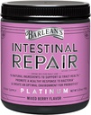 Barlean's intestinal Repair Gut Health Powder avec 16 suppléments digestifs, L-Glutamine, Marshmallow et racine de réglisse, Aloe Vera, et Fiber Mixed Berry Flavor, 6,35 oz