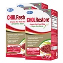 LABO Nutrition CHOLRestore – Riz rouge de levure avec supplément de phytostérol pour la santé, soutient des niveaux de cholestérol sains, sans citrine et aflatoxine, 90 capsules de légumes 3x3