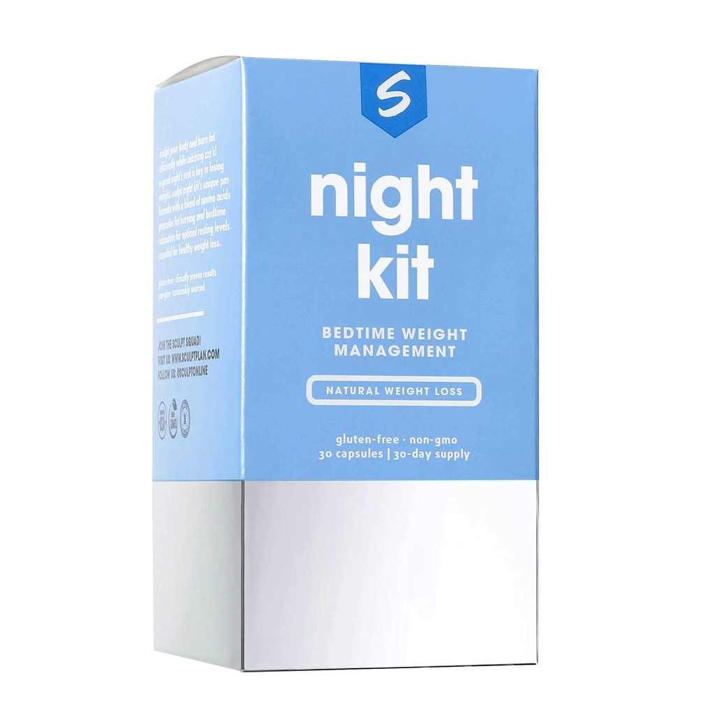 Kit nuit Gestion du poids du lit, 30 comtes (1 mois d'approvisionnement)