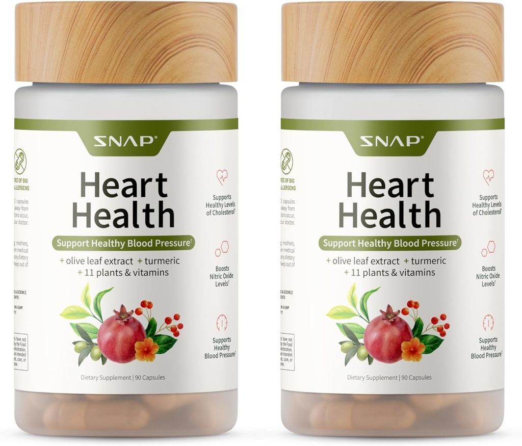 Suppléments instantanés Suppléments de santé cardiaque et Suppléments de circulation sanguine, 180 Capsules