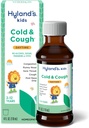 Hyland's Kids Cold and Cough, Daytime Cough Sirop Medicine for Kids 2 ans et plus, Dognestant, Mal de gorge, traitement naturel des symptômes du rhume, 4 Fl Oz