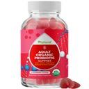 Gummies probiotiques de Gut santé pour les adultes - Probiotiques biologiques pour la santé de Gut Relief de l'estomac et le soutien immunitaire - Gummies probiotiques de santé digestive pour les femmes et les hommes - 5 Million CFU