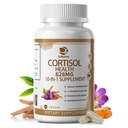 Suppléments de cortisol 10-en-1 avec Magnésium, Ashwagandha, Camomille, L-Theanine, Phosphatidylsérine, St. John's Wort, Astragalus, Vitamine C & D3, pour femmes hommes, 120 Capsules végétaliennes pendant 2 mois, non OGM