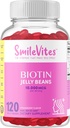Heartland Pharma Biotin 10 000 MGC Haricots à jelly (en anglais seulement) Hair, Skin & Nails Support (en anglais seulement) Vegan, Gluten-Free, Non-OGM & Kosher Friendly (en anglais seulement)