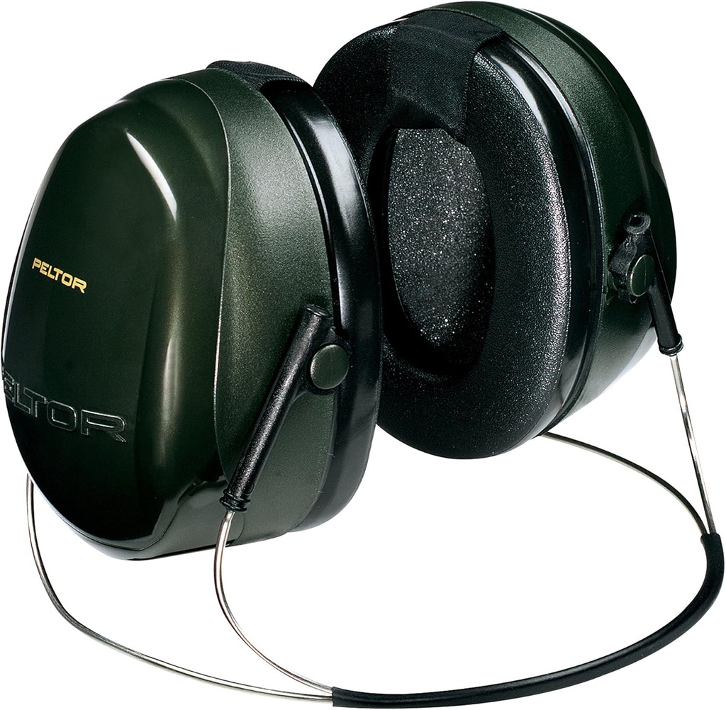 3M - H7B Peltor Optime 101 Armes de derrière la tête, protection auditive, protecteurs de l'oreille, NRR 26 dB vert