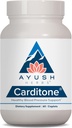 Ayush Herbs Carditone - Supplément de santé cardiaque naturelle pour les femmes et les hommes, Formule BP, Soutien cardiovasculaire holistique avec Rauwolfia, Arjuna, Calcium et Magnésium - 60 Caplets végétariens (1 comte)