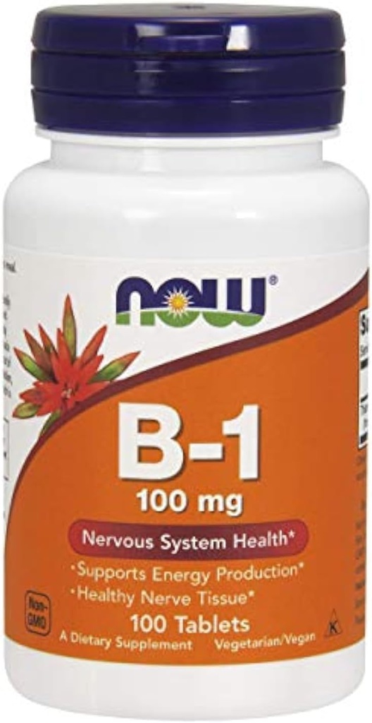 Maintenant les aliments maintenant B1 100MG, 100 Compte