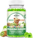 Enfants liposomiques Magnésium Gommies- Magnésium Glycinate Gommies pour enfants Supplément-w/Omega-3, Vitamine B6, D3- Soutien Calm Stress Relief, Bones, Mood, Green Apple & Kiwi Flavor, 60 Comte