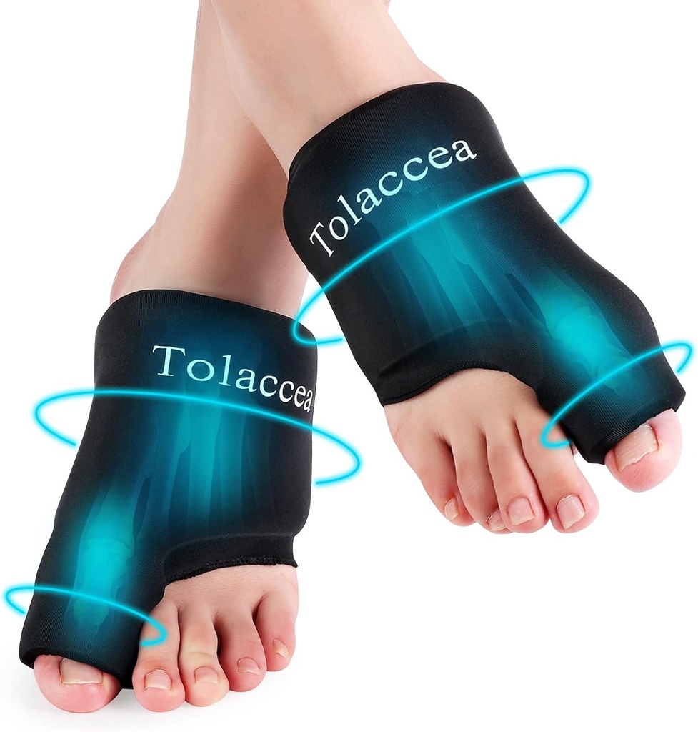 Paquets de glace de pied gros orteil pour soulager la douleur, Paquet de froid flexible pour soulager la poitrine, Paquet de gel réutilisable pour les thérapies chaudes et froides, Paquet de glace pour gonfler, épancher, contusions, récupération post-chirurgie