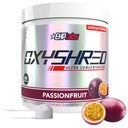 EHP Labs OxyShred Pre Workout Powder & Shredding Supplement - Preworkout Powder with L Glutamine & acétyl L Carnitine, Energy Boost Drink - Passionfruit, 60 portions