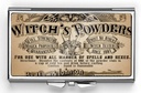 Vintage Witch's Powders Pill Box Compact Rectangle 7 Day Pill Box Pill Case Pill case