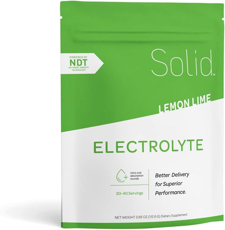 Tablettes électrolytes à ronds solides, 80/pk (Lemon-Lime)