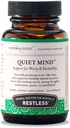 Herbalogic - Quiet Mind Herb Capsules - Non-Sedating, Promotes a Feeling of Zen-Like Calm - Eases Anxious Worry and Panicky Mood - Based on The Traditional Chinese Formula GUI Pi Tang - 30 Cap Count