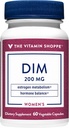La vitamine Shoppe DIM avec BioPerine - soutient l'équilibre hormonal et le métabolisme estrogène - 200 MG (60 capsules végétariennes)