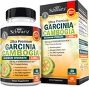 Garcinia Cambogia pilules de perte de poids - Fort maximum Suppresseur d'appétit et brûleur de graisse pour les hommes et les femmes - 1600mg Extrait naturel et 960mg HCA - Métabolisme Booster et Capsules de blocage de glucides - 60Ct