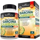 Garcinia Cambogia pilules de perte de poids - Fort maximum Suppresseur d'appétit et brûleur de graisse pour les hommes et les femmes - 1600mg Extrait naturel et 960mg HCA - Métabolisme Booster et Capsules de blocage de glucides - 60Ct