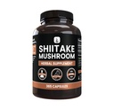 PURE ORIGINAL INGRÉDIENTS Champignon Shiitake (365 Capsules), Pas de Magnésium ou de Rice Fillers, Toujours Pure, Verified Lab