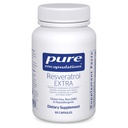 Encapsulations pures Resveratrol EXTRA - 100 mg Trans-Resveratrol - Pour une fonction cellulaire et cardiovasculaire saine* - Supplément antioxydants - Sans OGM et sans gluten - 60 capsules
