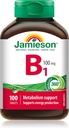 Jamieson Vitamin B1 (Thiamine) 100 mg, 100 tablets