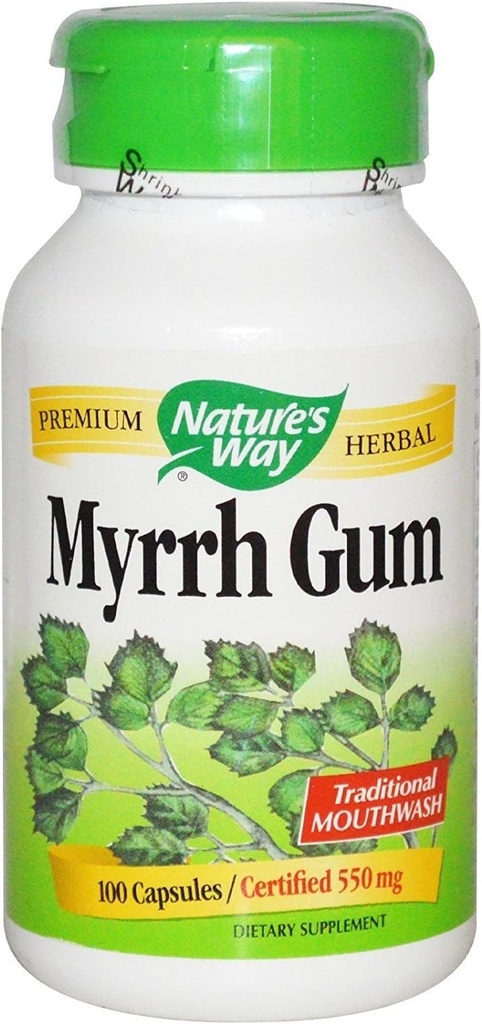 Nature's Way Myrrh Gum, 100 Capsules (Pack of 2)