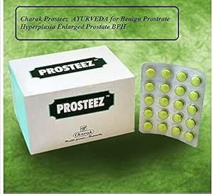20 Comprimés de Charak Prosteez Herbal Benign Hyperplasie Prostate Bph élargie