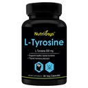 L Tyrosine 500mg – Supplément Nootropique Naturel pour Focus, Mood & Mental Clarty (500 mg Capsules avec L-Tyrosine pure) soutient la fonction cérébrale et le bien-être (L Tyrosine)