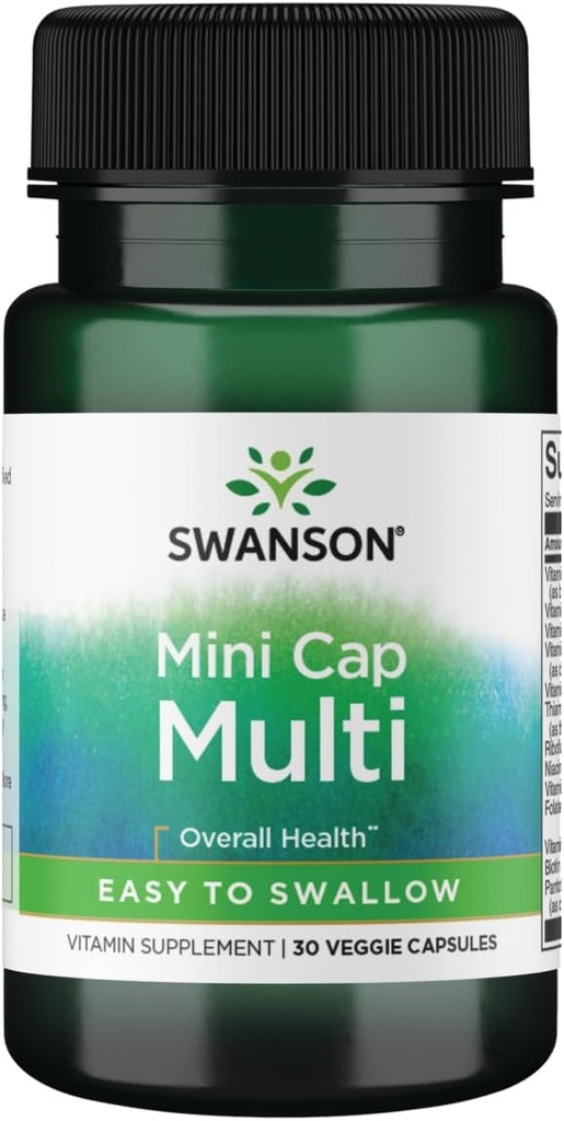 Swanson Multivitamine quotidienne sans minéraux 30 gélules