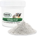 Nutrition exotique Glider-Cal (3.5 oz) - Supplément de calcium pour les glissoirs à sucre - Empêche la paralysie des jambes arrière