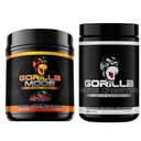 Gorilla Mind Pre Workout (Cherry) + Créatine (100 Serv.) - Stack complet pour une meilleure résistance, puissance de sortie et taille musculaire