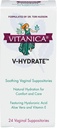 Vitanica V-Hydrate, Hypothèses vaginales d'acide hyaluronique pour le confort et l'hydratation vaginale avec Aloe Vera et vitamine E, sans hormones et sans médicaments, végétalien, 2 mois d'approvisionnement, 24 comtes