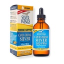 Sentier naturel Silver Wings Colloïdal Argent 500ppm Supplément de soutien immunitaire 4 fl. oz. Compte-gouttes