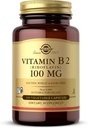 Solgar Vitamine B2 (Riboflavine) 100mg, 100 Capsules végétales - Métabolisme énergétique, système nerveux sain - non-OGM, végétalien, sans gluten, sans laiterie, casher - 100 portions