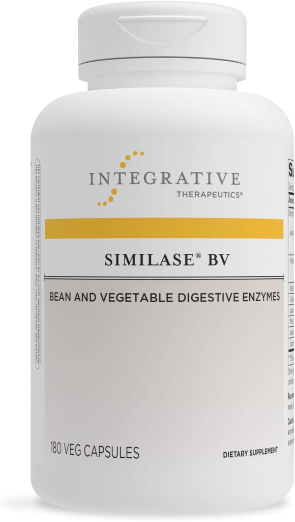 Thérapeutiques intégratives Similase BV - Supplément de soutien à la digestion pour les hommes et les femmes* - Soutient la digestion avec enzymes* - Vegan & Dairy-Free - 180 capsules (90 portions)