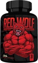 ONL Red Wolf Testostérone Booster for Men - Ultimate Men's Supplément for High Potency Endurance, Energy & Strength - Supplément testostérone pour les hommes - avec/Tongkat Ali Male Enhancement - 30 Ct