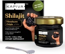 Kapiva 100% pur Himalayan Shilajit résine(30gm), haute puissance pour les hommes et les femmes. 120 portions de 250mg.80+ Trace Minerals, jusqu'à 70% acide fulvic.